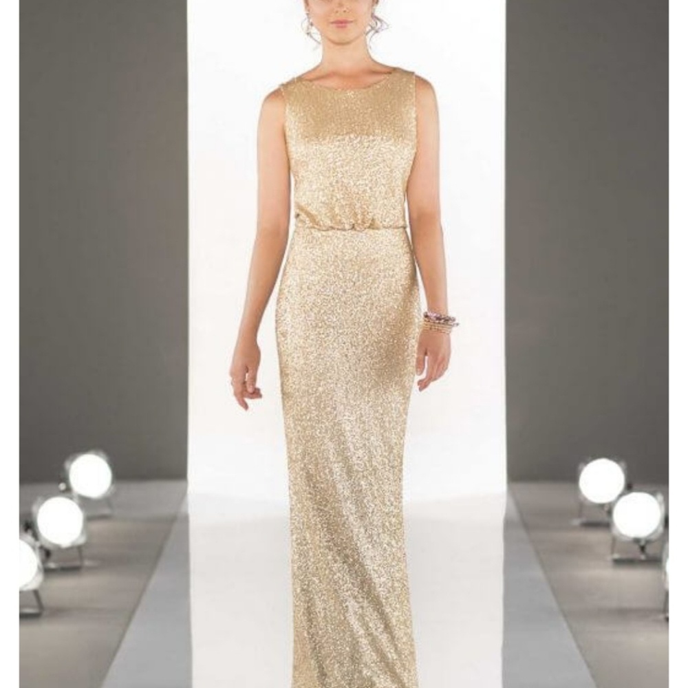 Rose Gold Sequin Dress
